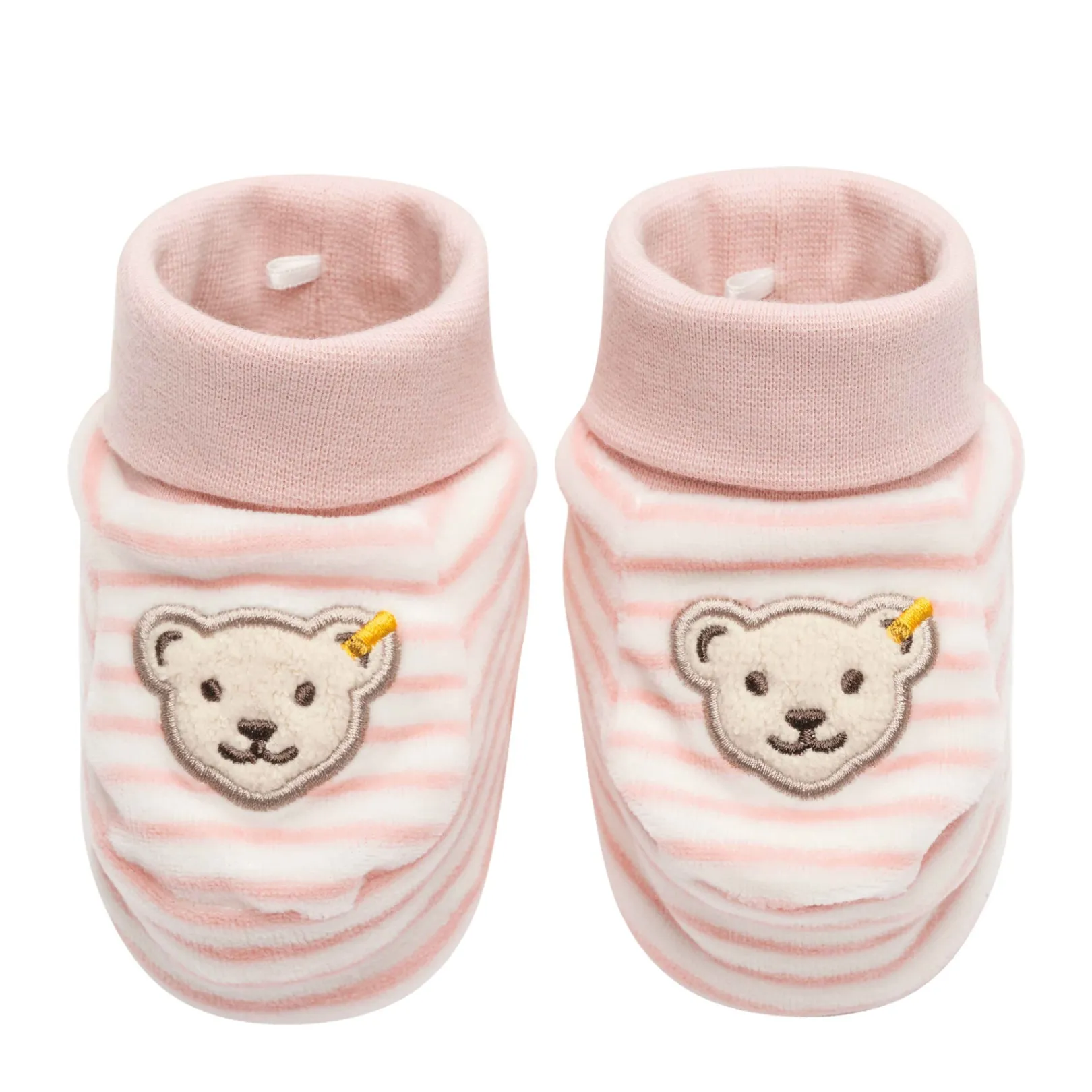 Online Steiff Babyshoes GOTS, pink rose