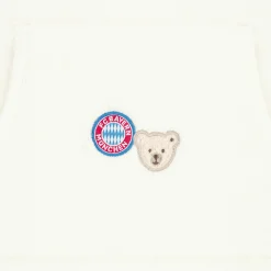 Best Steiff Bath Poncho FC Bayern, white