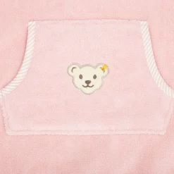 Sale Steiff Bath Poncho, pink rose