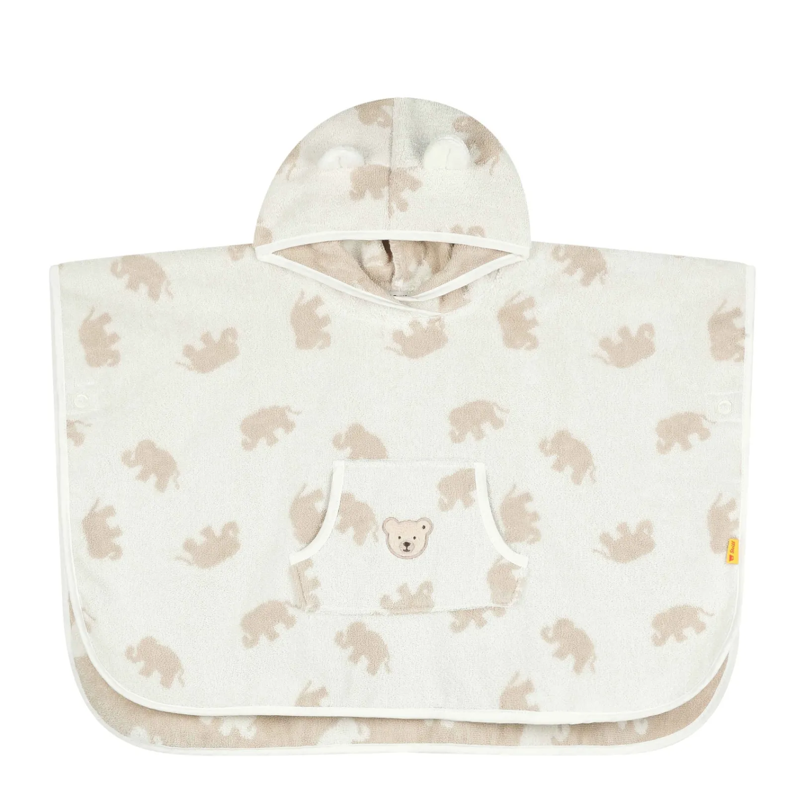 Clearance Steiff Bath Poncho, white