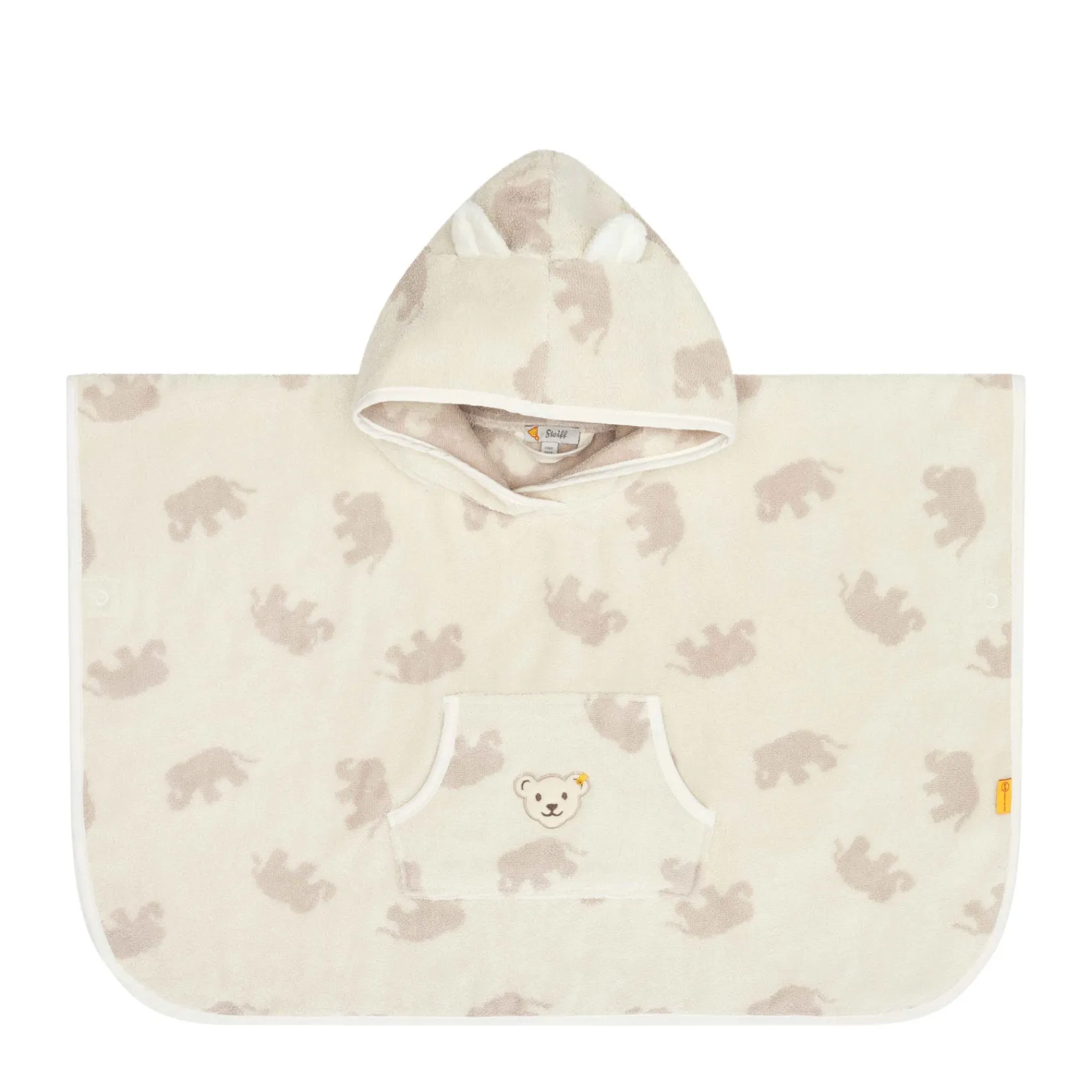 Clearance Steiff Bath Poncho, white