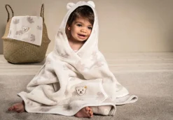 Clearance Steiff Bath Poncho, white