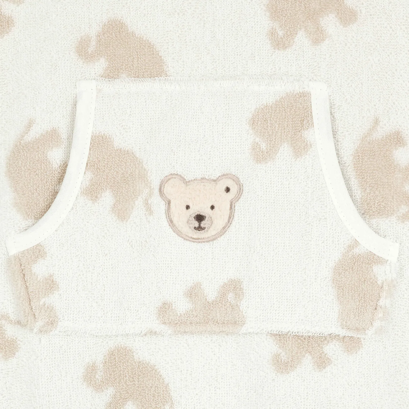 Clearance Steiff Bath Poncho, white