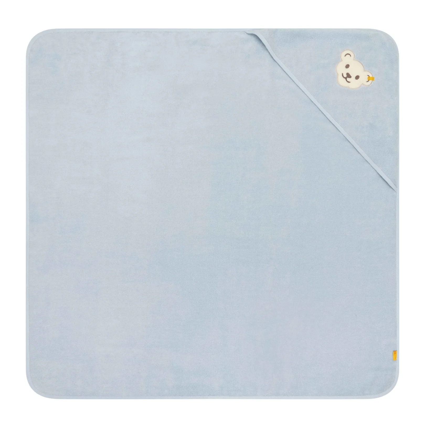 Fashion Steiff Bath towel with hood, light blue lightblue