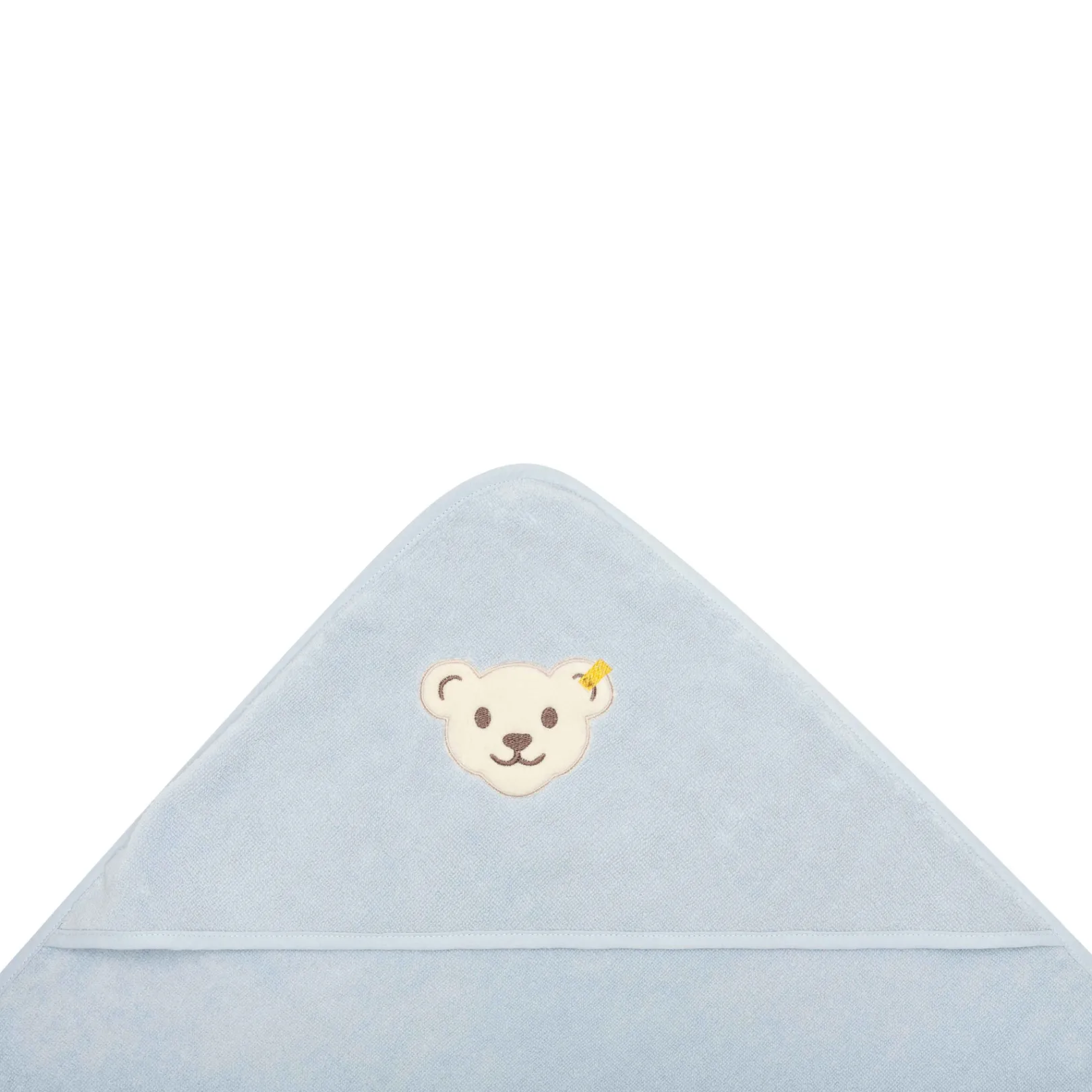 Fashion Steiff Bath towel with hood, light blue lightblue