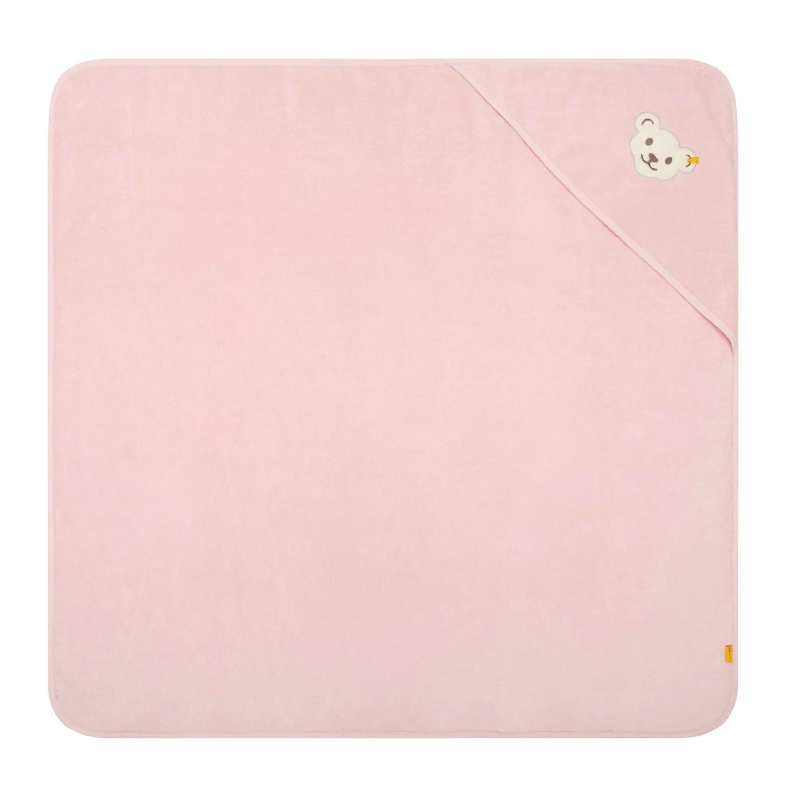 Fashion Steiff Bath towel with hood, pink rose