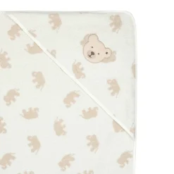 Hot Steiff Bath towel with hood, white