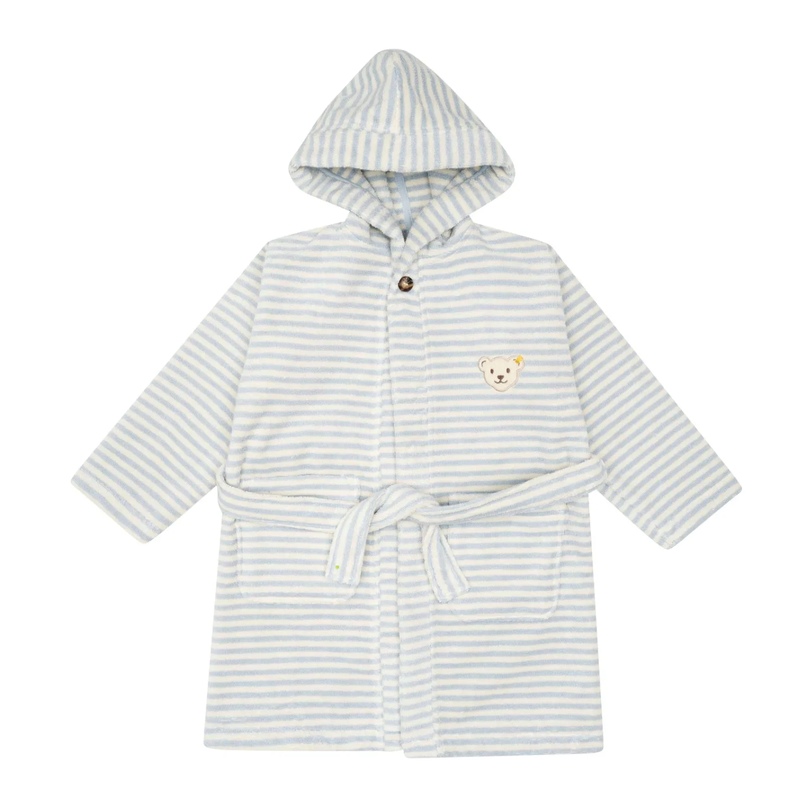 Hot Steiff Bathrobe, light blue lightblue