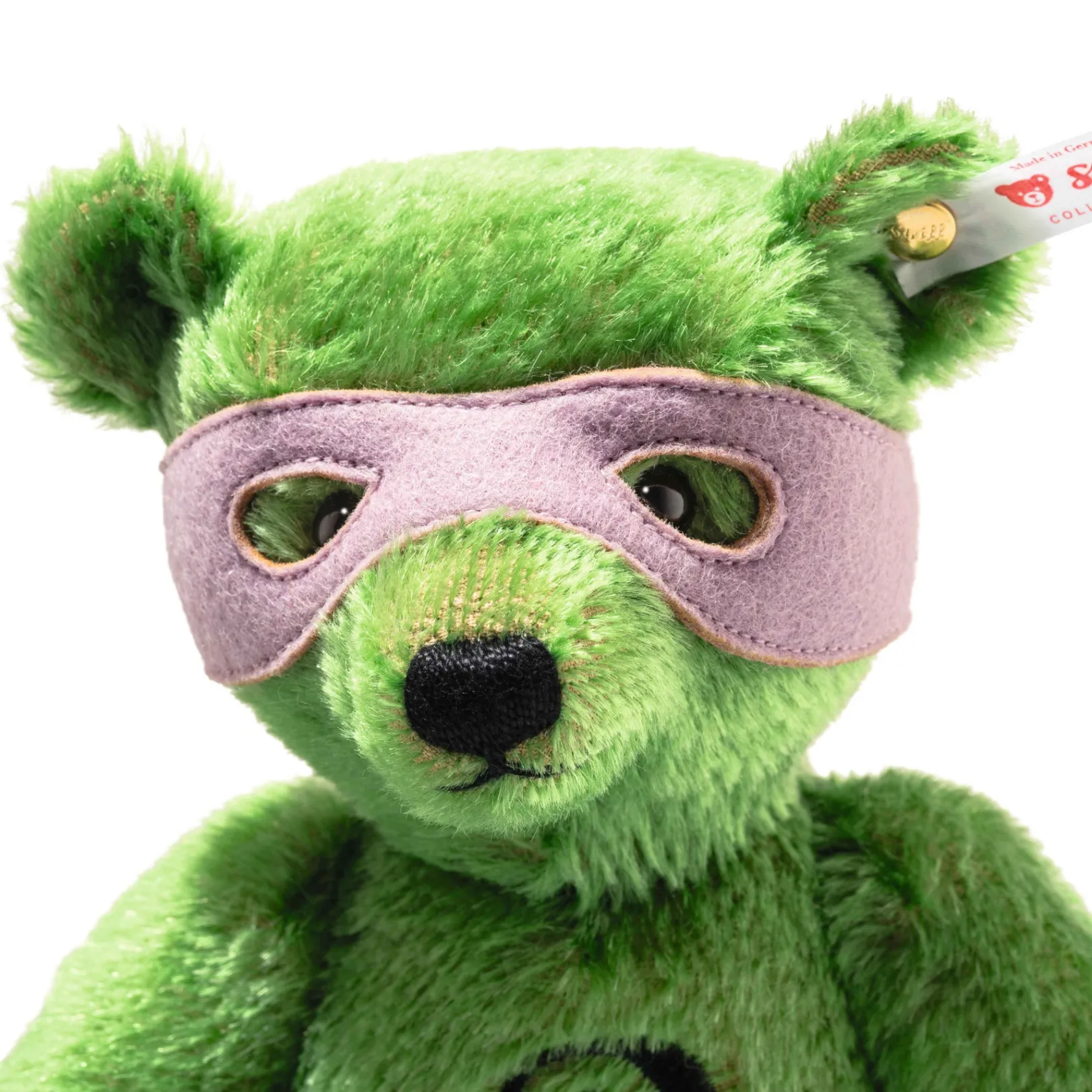 Clearance Steiff Batman, The Riddler Teddy bear, 30 cm, khaki