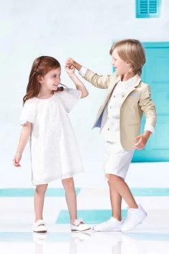New Steiff Bermudas, for Boys white