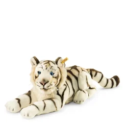 New Steiff Bharat, the white tiger, 43 cm, white