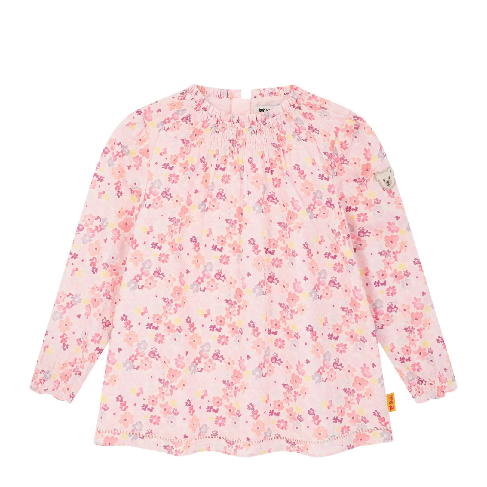 Clearance Steiff Blouse longsleeve, pink for Girls rose