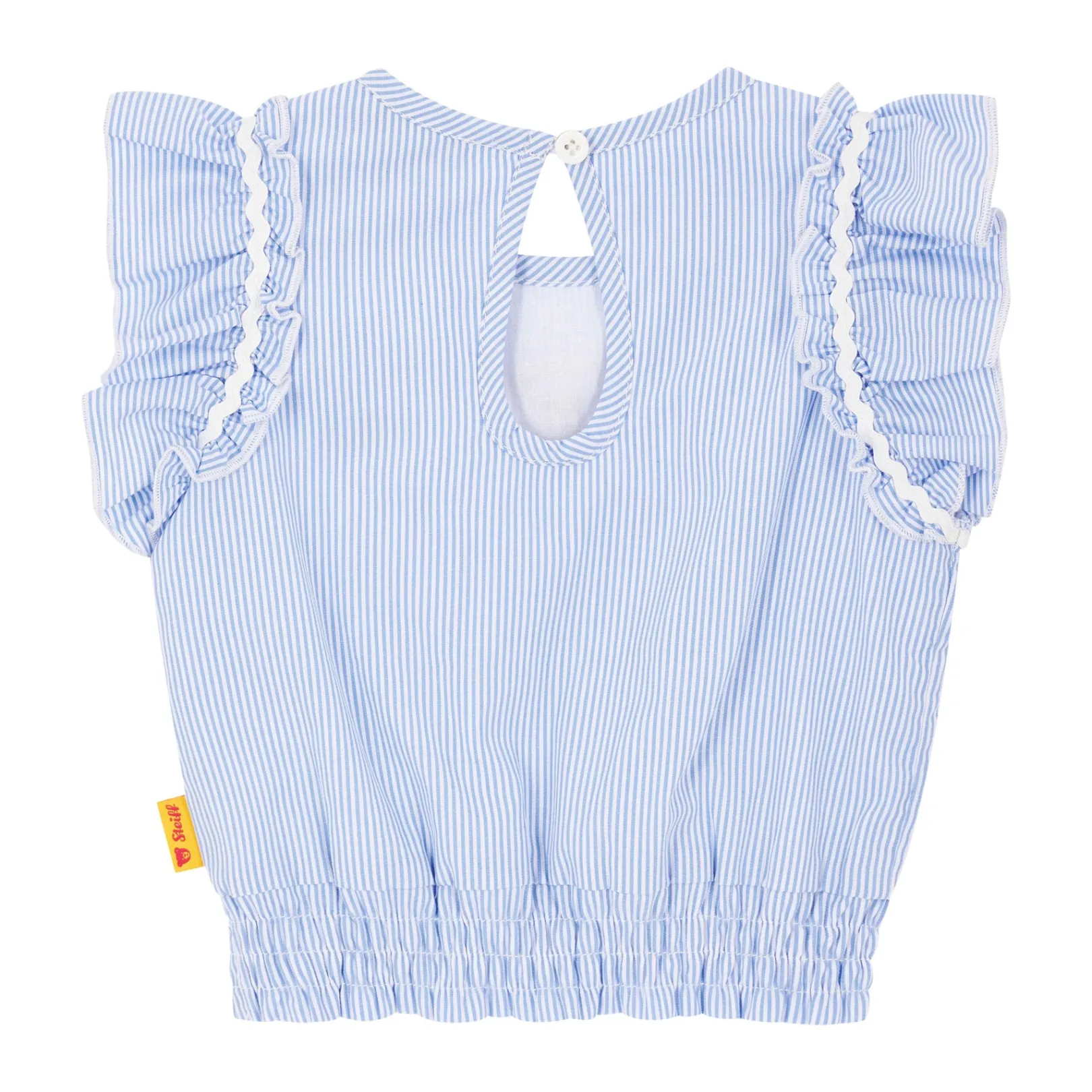 Fashion Steiff Blouse shortsleeve, light blue for Girls lightblue