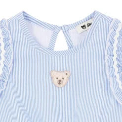 Fashion Steiff Blouse shortsleeve, light blue for Girls lightblue
