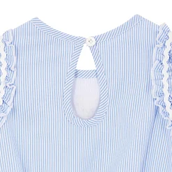 Fashion Steiff Blouse shortsleeve, light blue for Girls lightblue