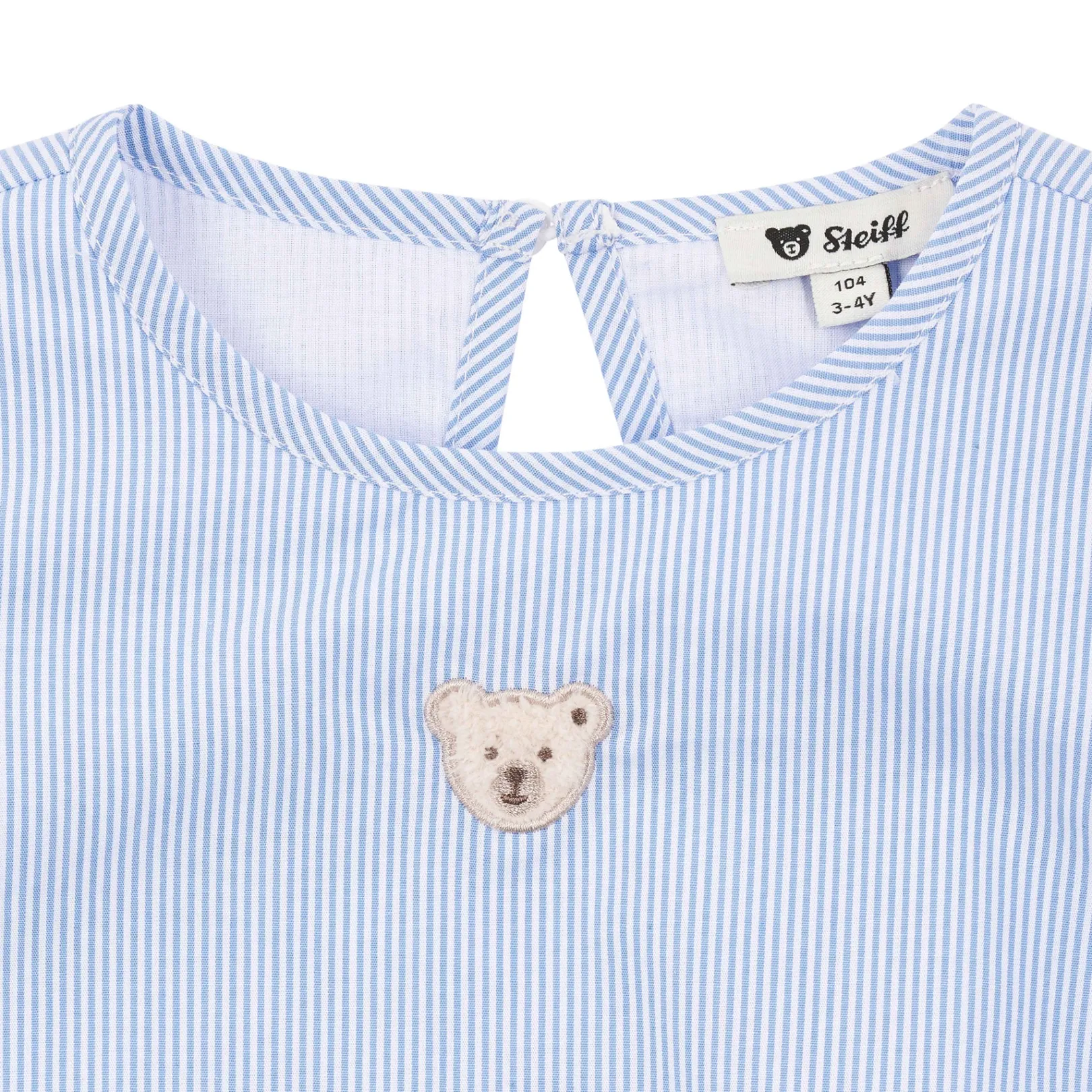 Hot Steiff Blouse shortsleeve, light blue for Girls lightblue
