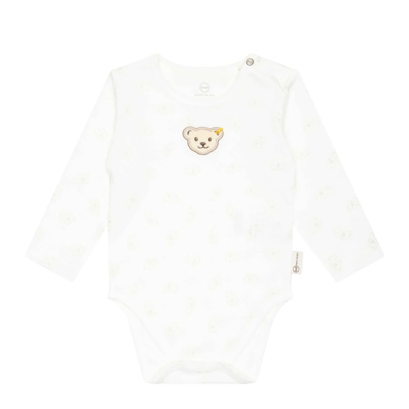 Hot Steiff Body longsleeve GOTS, white