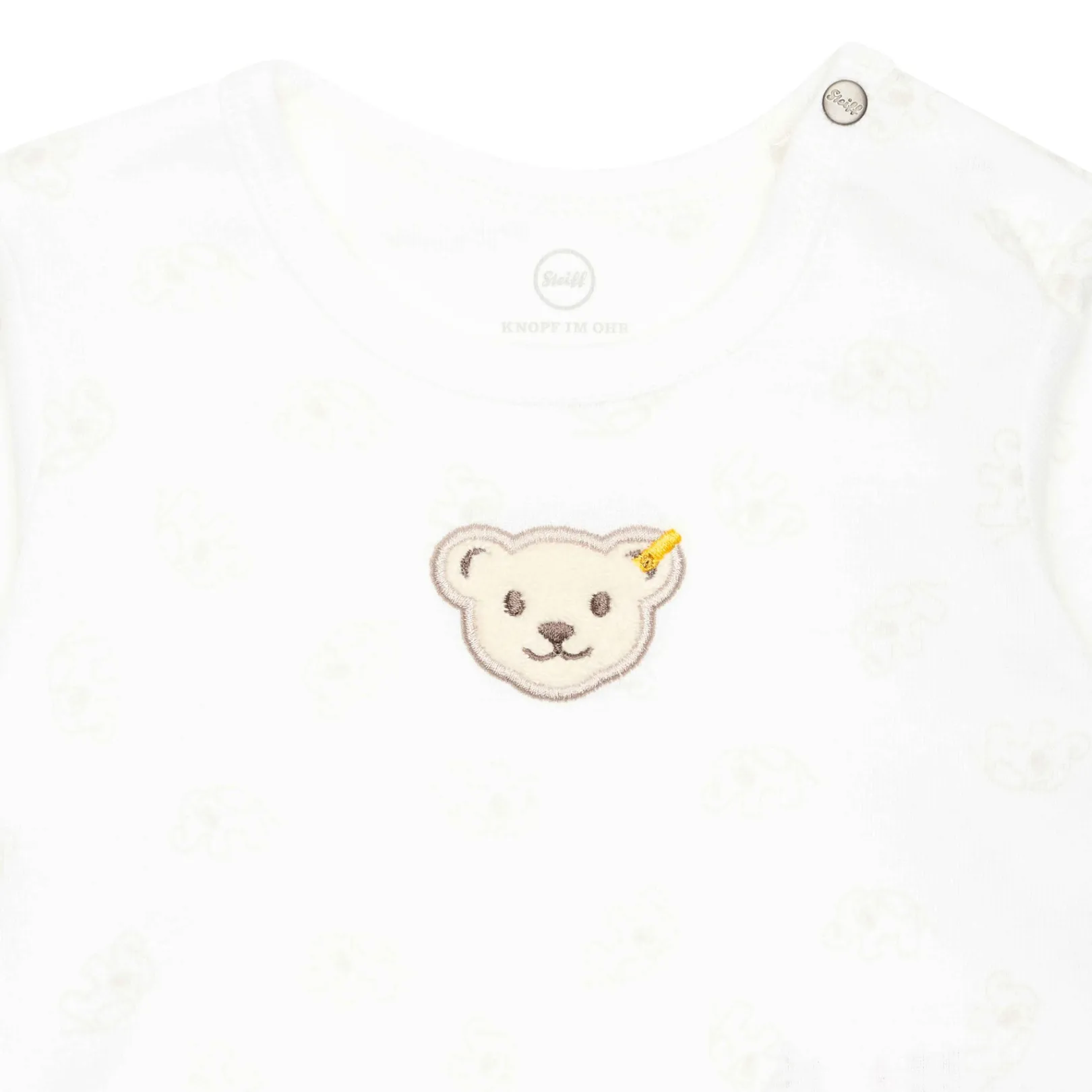 Hot Steiff Body longsleeve GOTS, white