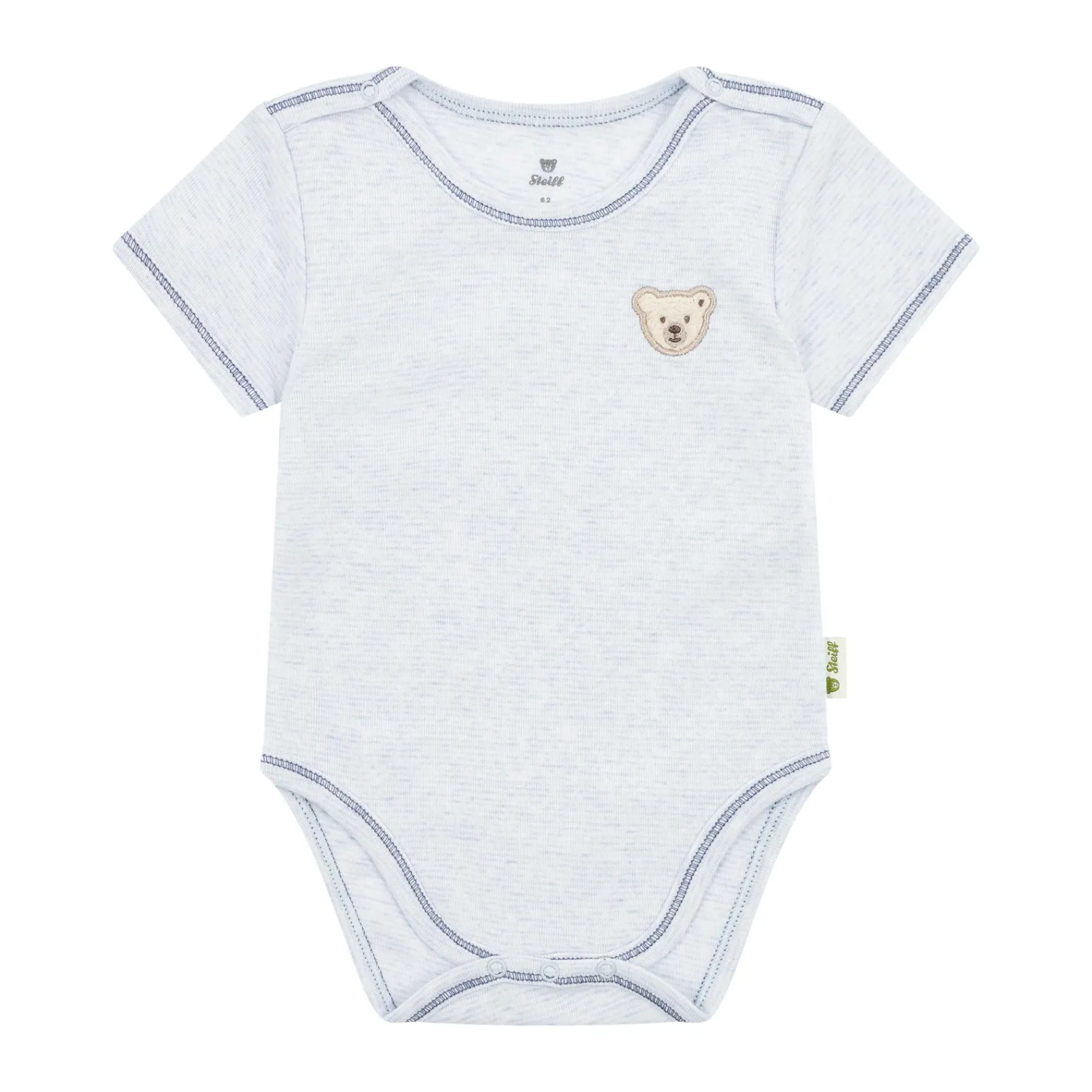 Discount Steiff Body shortsleeve, light blue for Boys lightblue