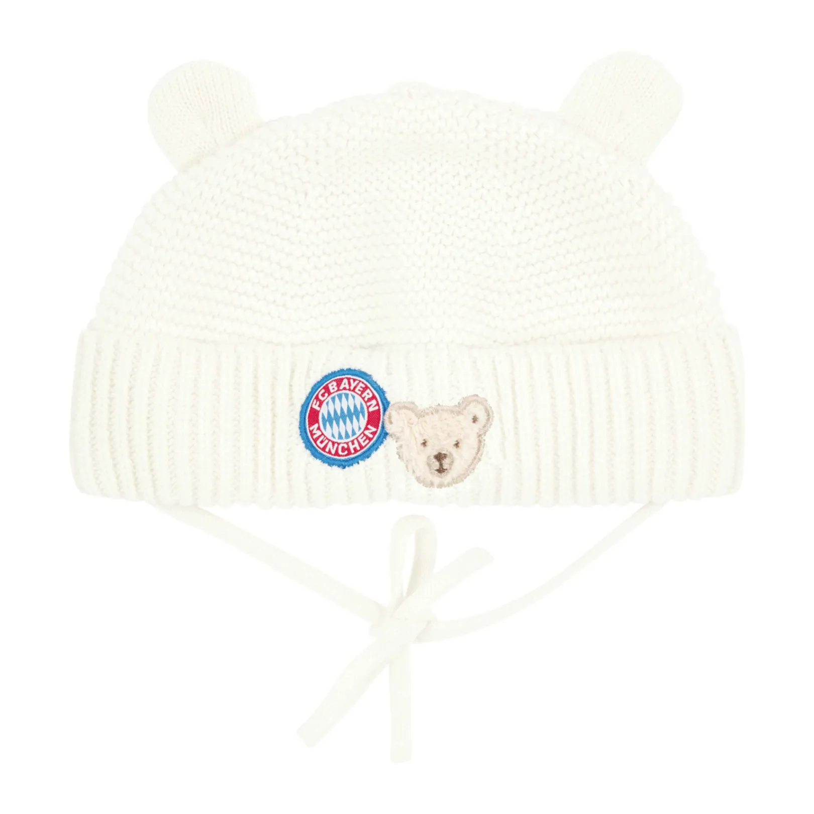 Outlet Steiff Cap + Babyshoes FC Bayern, white