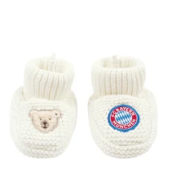 Outlet Steiff Cap + Babyshoes FC Bayern, white