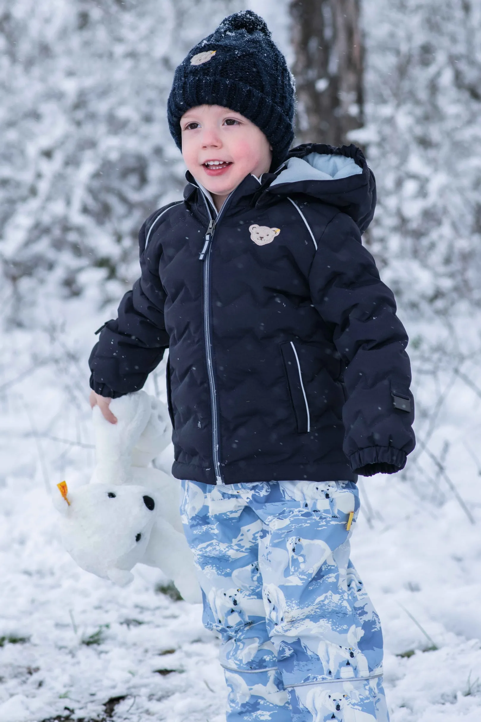 New Steiff Cap, dark blue for Boys darkblue