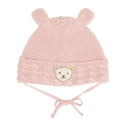 Online Steiff Cap GOTS, pink rose