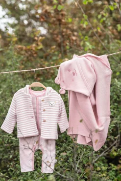 Sale Steiff Cardigan GOTS, pink rose