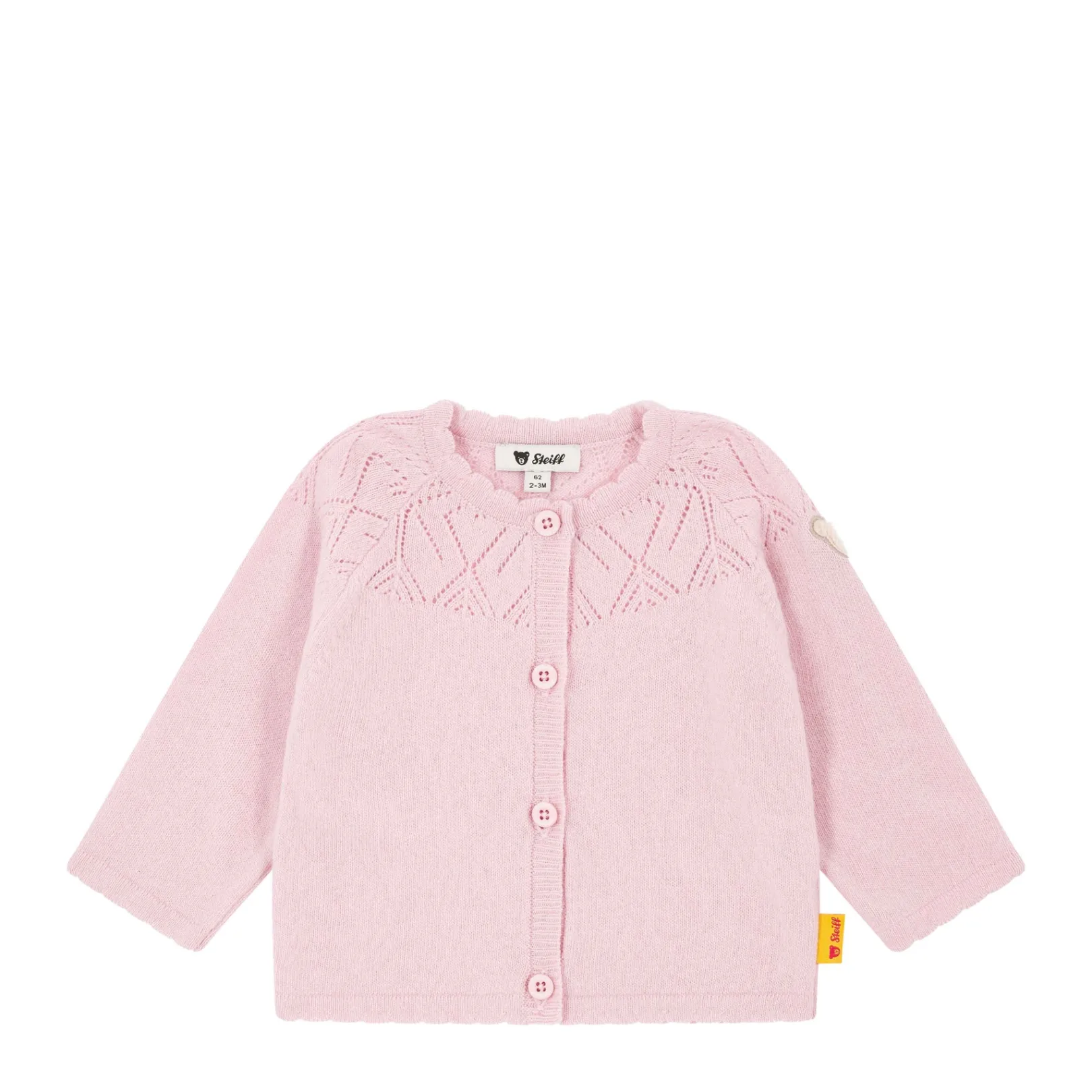 Outlet Steiff Cardigan, pink for Girls rose