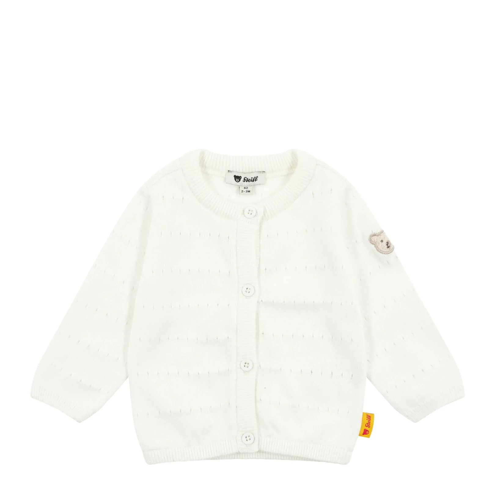 New Steiff Cardigan, for Girls white