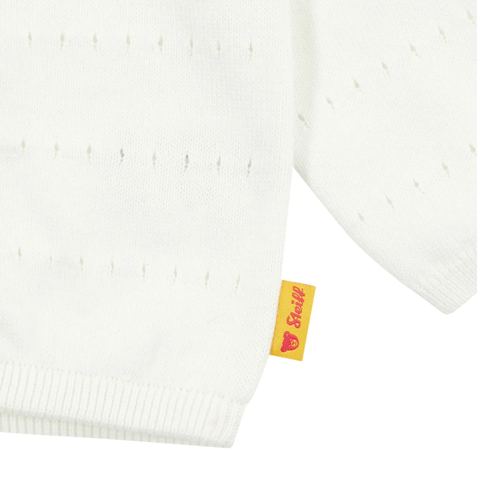 New Steiff Cardigan, for Girls white