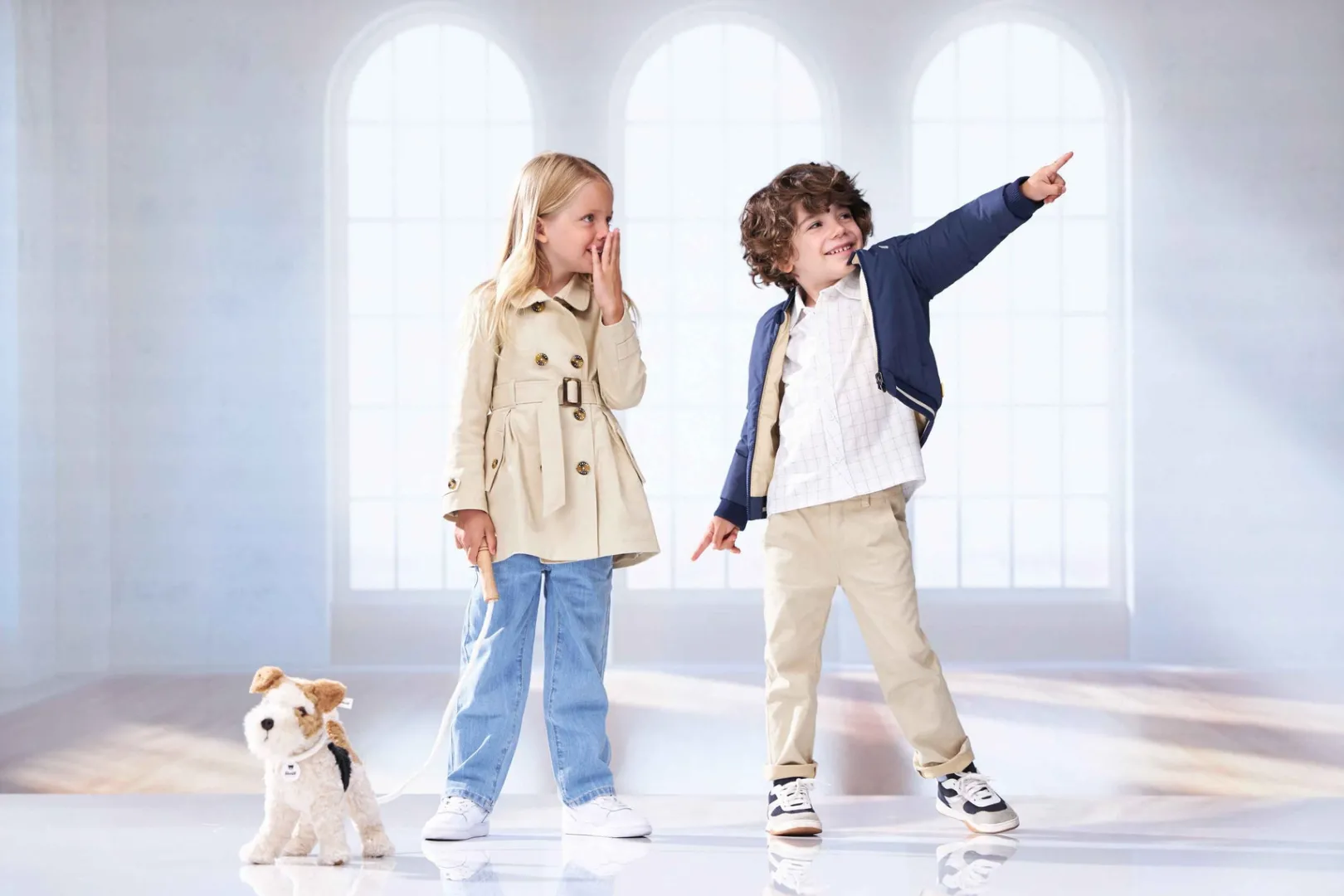Best Steiff Coat, for Girls beige