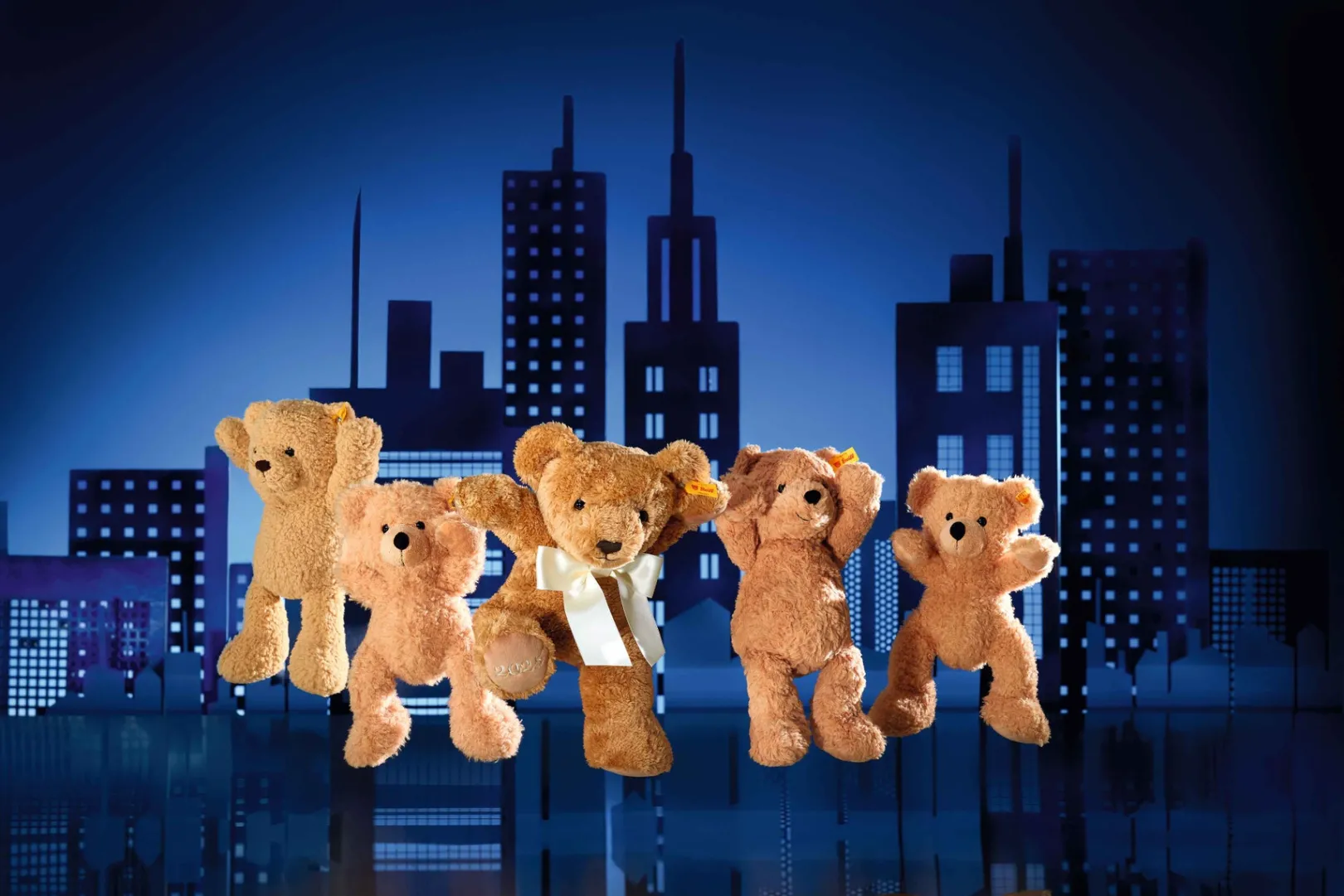 New Steiff Cosy Year bear 2025, 34 cm, beige