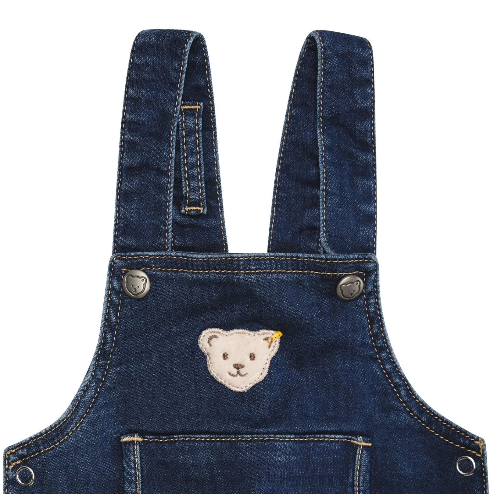 Fashion Steiff Denim Dungarees, dark blue darkblue