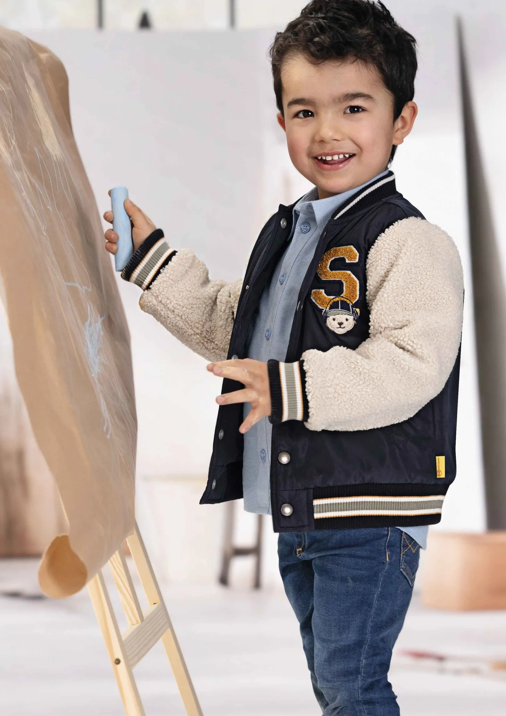 Outlet Steiff Denim Pants, dark blue darkblue