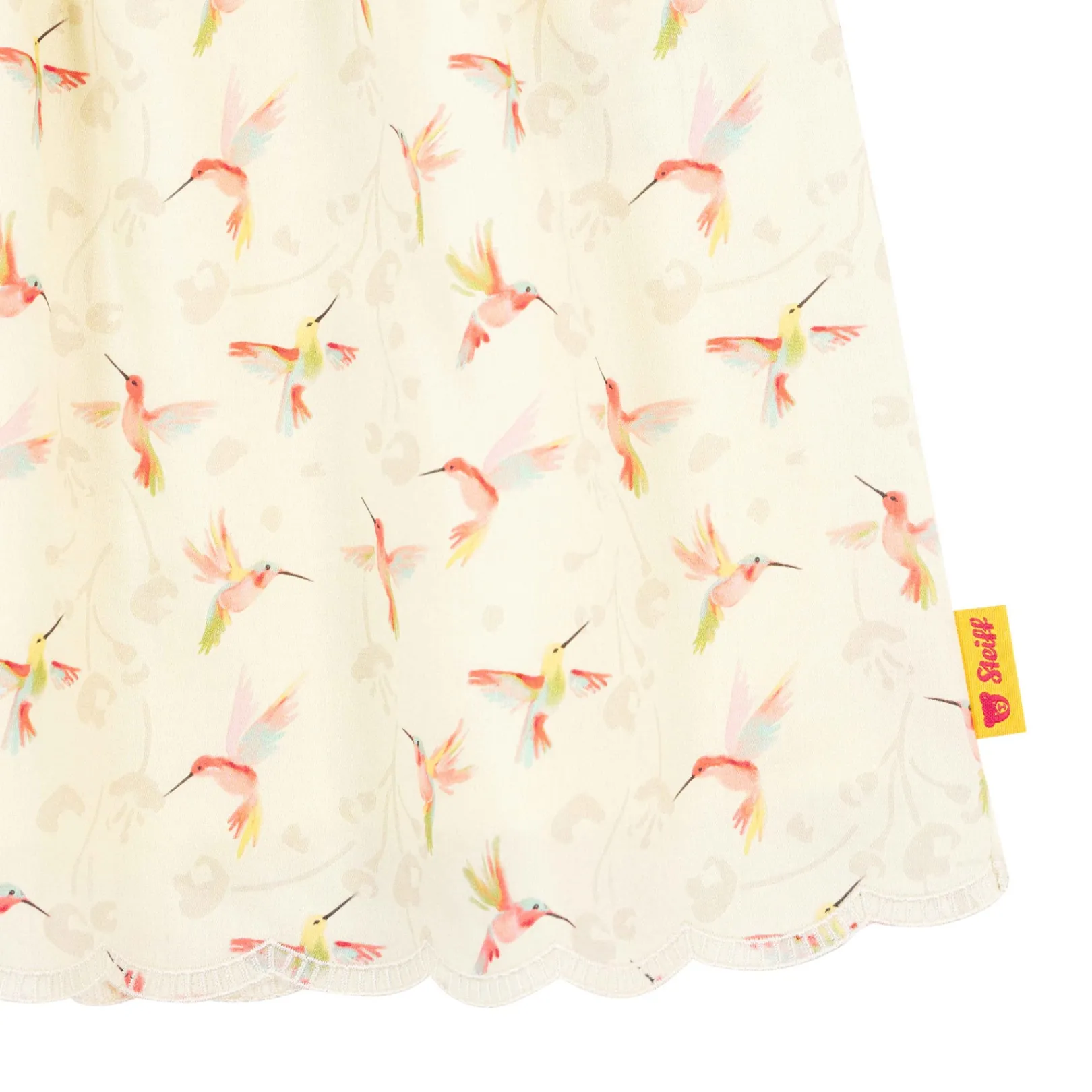 Fashion Steiff Dress, for Girls beige