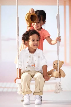 New Steiff Dress, for Girls orange