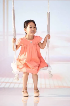New Steiff Dress, for Girls orange