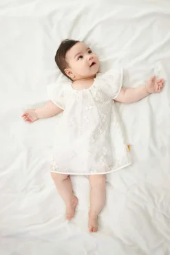 Outlet Steiff Dress, for Girls white