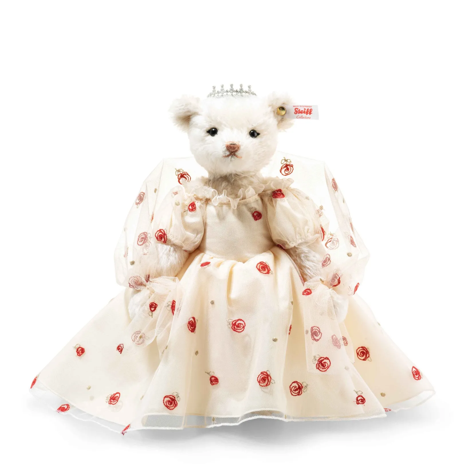 New Steiff Empress Elisabeth Teddy bear, 29 cm, white