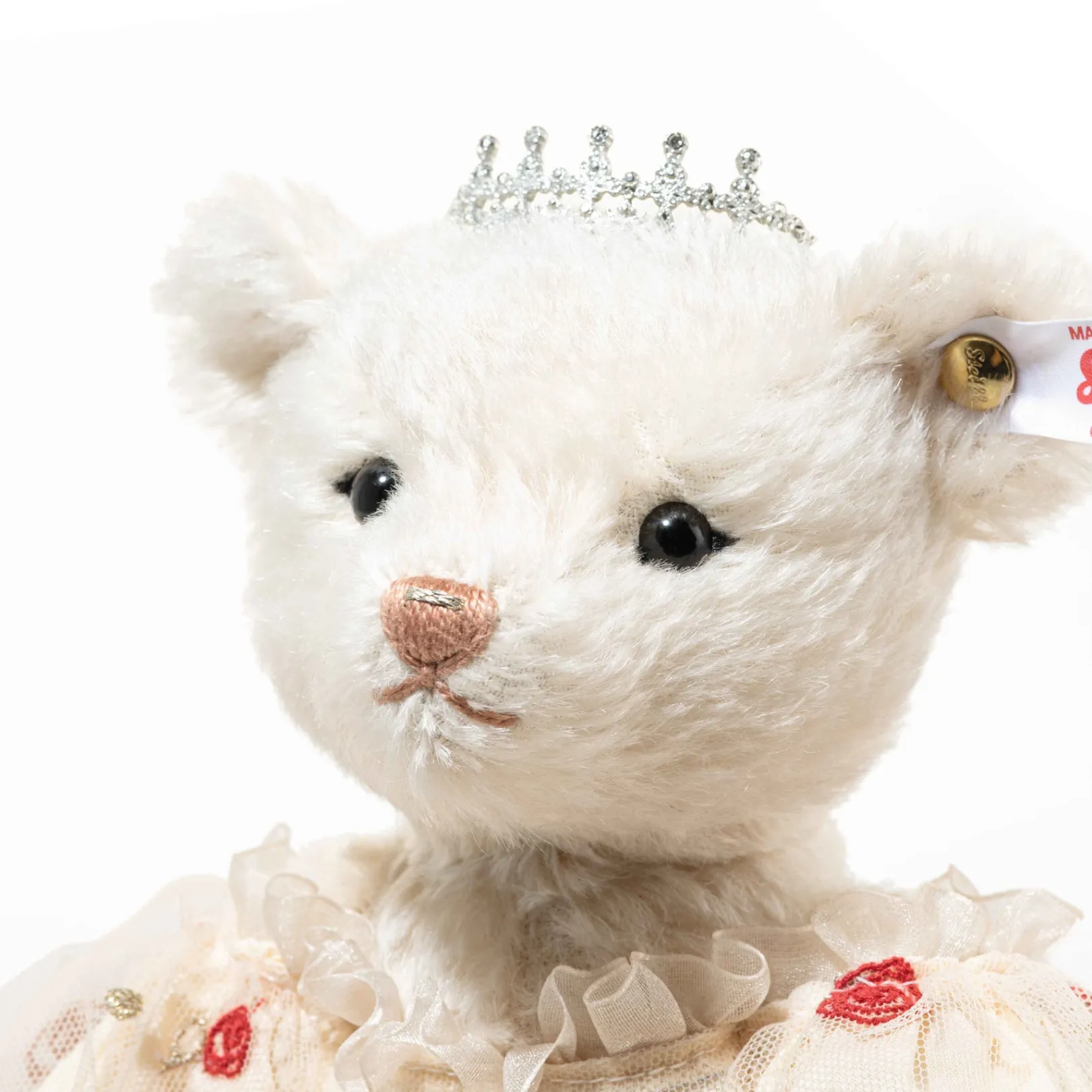 New Steiff Empress Elisabeth Teddy bear, 29 cm, white