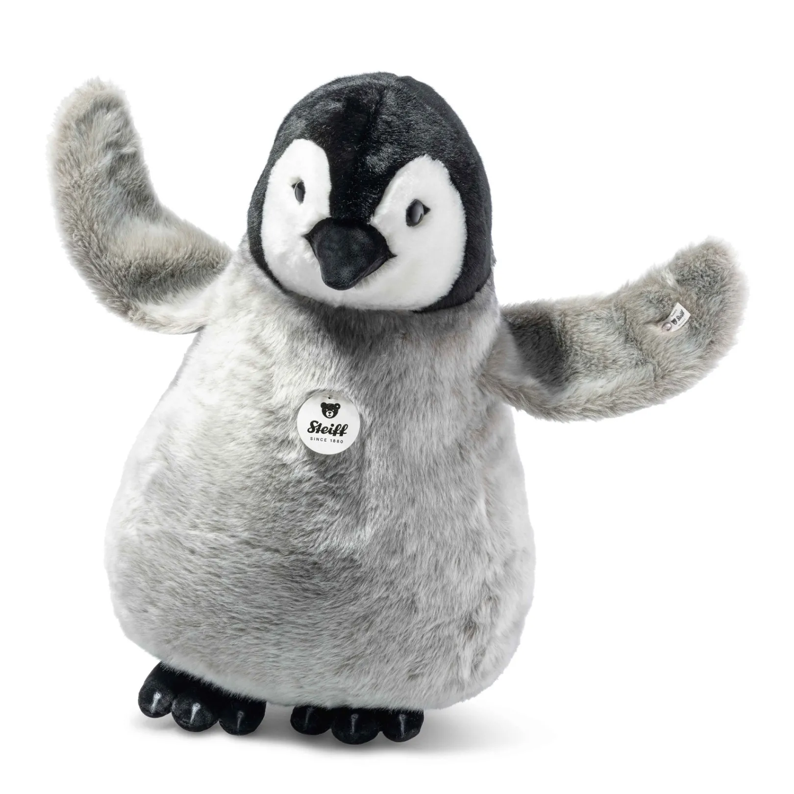 Fashion Steiff Flaps penguin, 60 cm, light grey