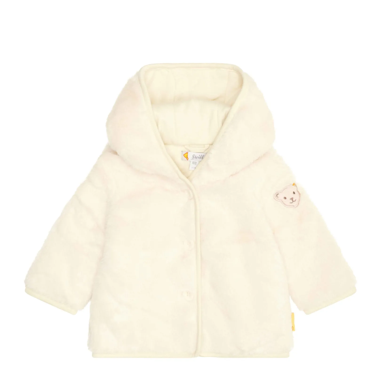 New Steiff Fleece Jacket, for Girls beige