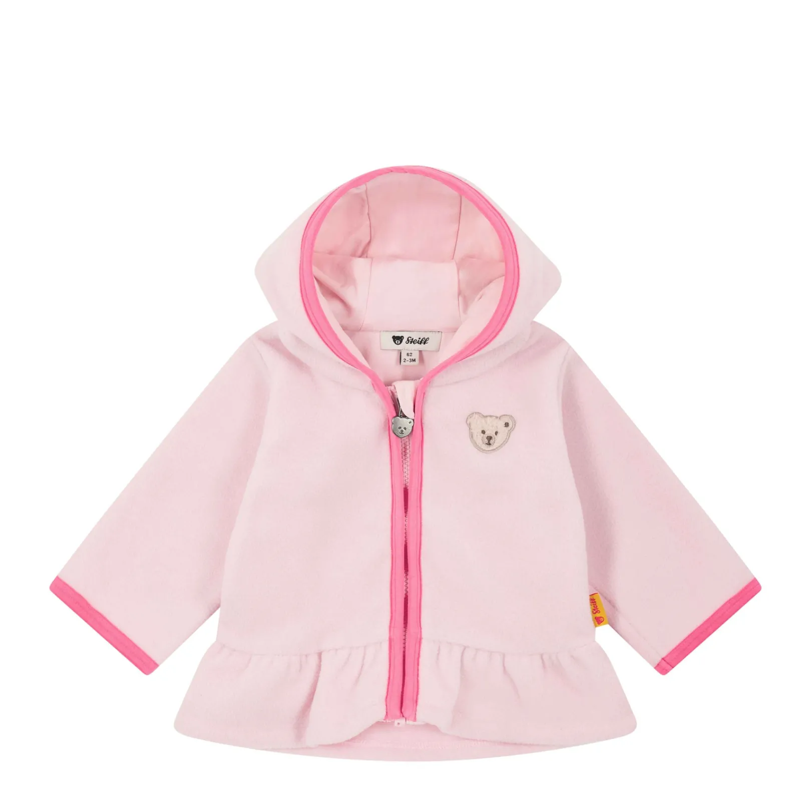 Online Steiff Fleece Jacket, pink for Girls rose