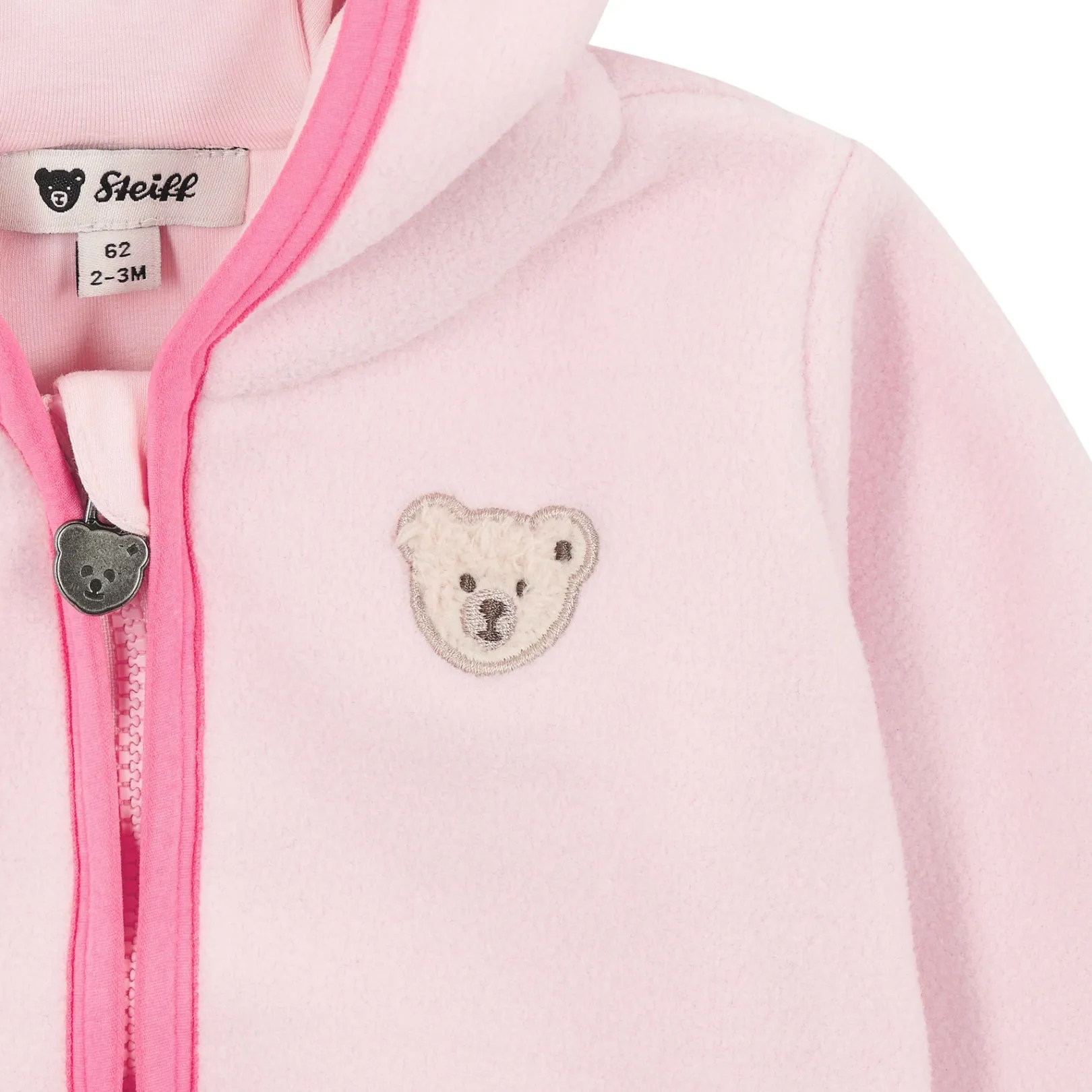 Online Steiff Fleece Jacket, pink for Girls rose