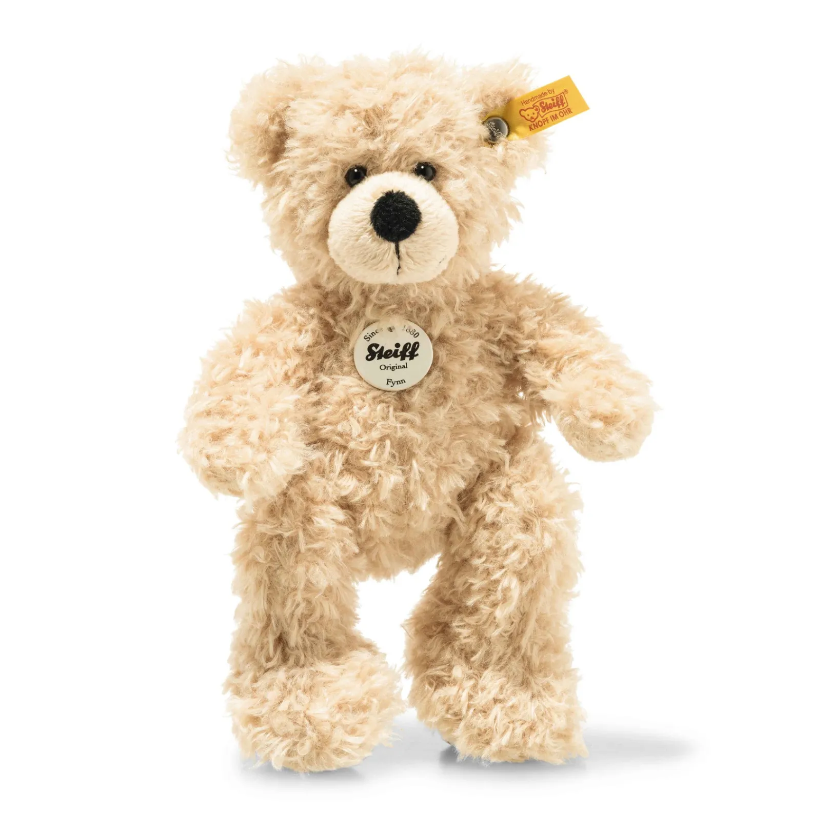 New Steiff Fynn Teddy bear, 18 cm, beige