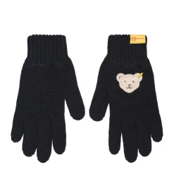Online Steiff Gloves, dark blue for Girls darkblue