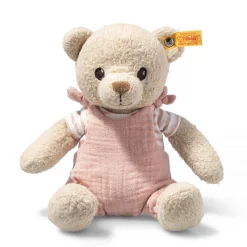 Sale Steiff GOTS Nele Teddy bear, 26 cm, pink