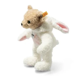 Fashion Steiff Hoodie-Teddy bear rabbit, 27 cm, white
