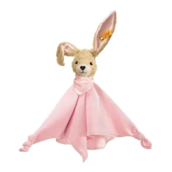 Online Steiff Hoppel rabbit comforter, 28 cm, pink